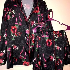 Victoria's Secret Vintage Satin Pajama Set. XXL.